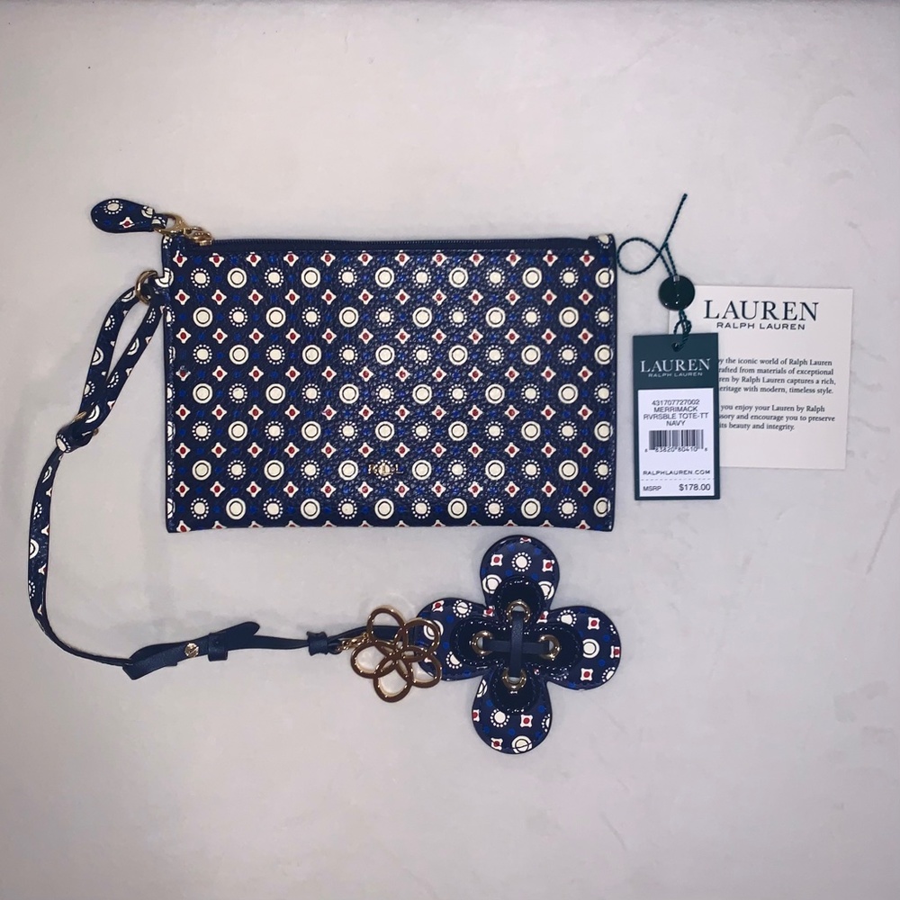 Ralph Lauren Merrimack Reversible Wristlet
